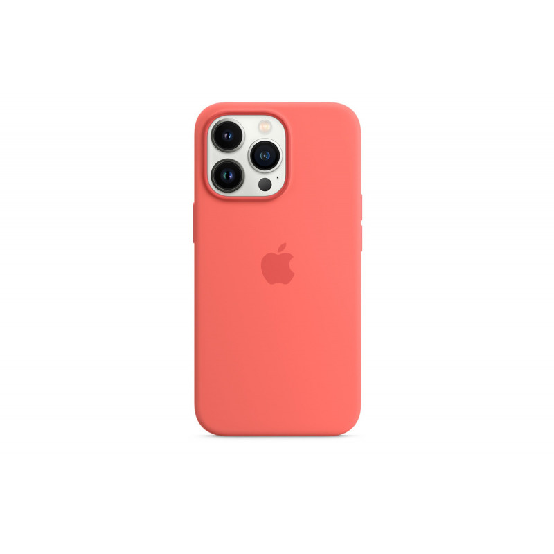 Coque en silicone Apple avec MagSafe pour iPhone 13 Pro Pomelo rose