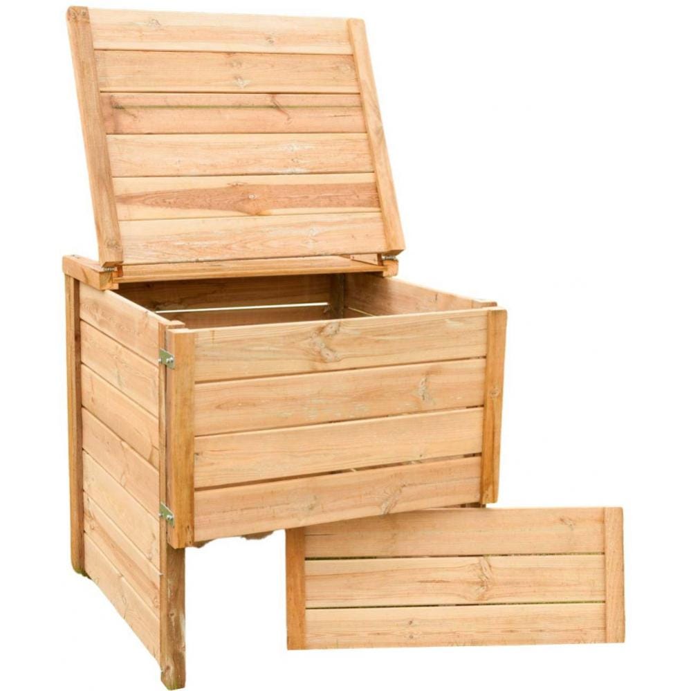 Compostiera Compostiera da giardino 650 litri in abete Douglas | Leroy Merlin