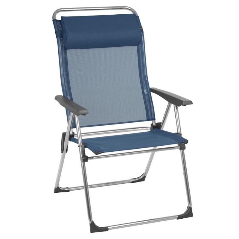 Fauteuil de jardin LAFUMA Alu Cham XL Batyline Iso Océan Leroy Merlin