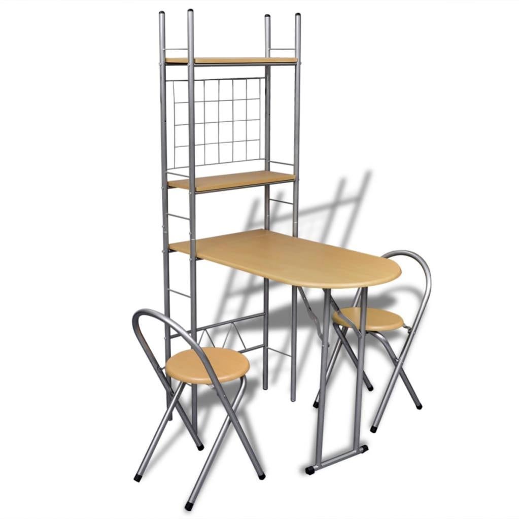 2 Pezzi Sgabelli da Bar Pieghevoli Sedie Alte per la Colazione con Schienale, Sgabelli Portatili da Cucina Altezza Bar per Viaggi all'Interno all'aperto, Sgabello Imbottito Pieghevole (Color : Zwart