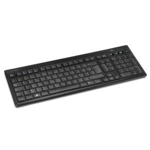 Clavier Ordinateur sans Fil Azerty 28cm Noir