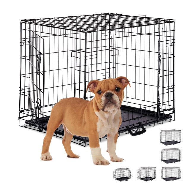 Housse de caisse pour chien - Housse de chenil en polyester durable  Couverture de chenil Universal Fit Compatible Wire Wire Crate