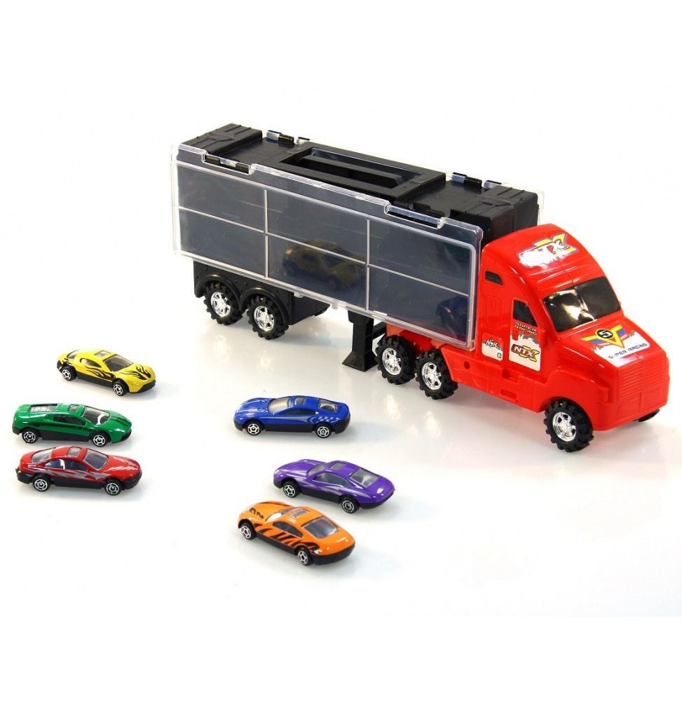 Voiture Miniature, Jouet de Camion de Transporteur Jouet de Camion