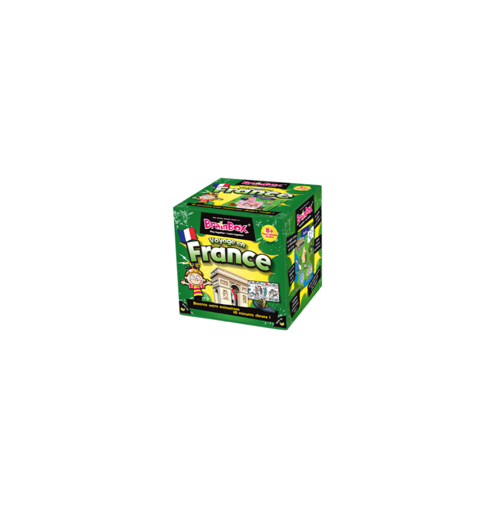 Brain Box Voyage En France – Jeu De Mémoire Et D’observation Avec 53 Cartes, Dès 8 Ans, 1 Joueur Ou Plus