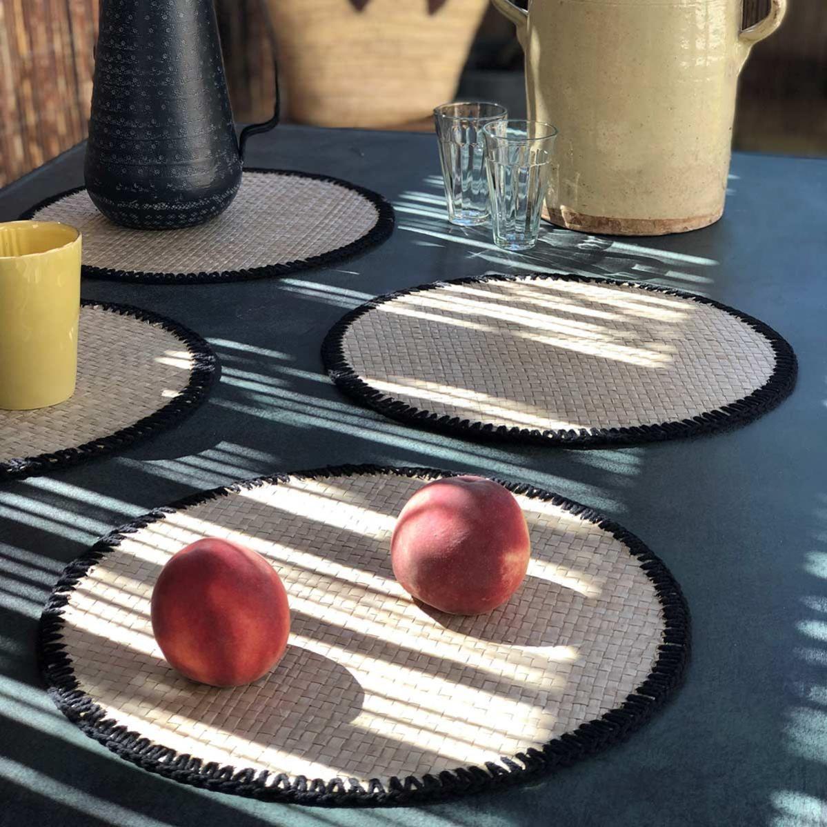 Lot De 4 Dessous De Plat Ronds En Liège - Diamètre : 19 Cm - Pour Lot De 4 Dessous De Plat Ronds En Liège - Diamètre : 19 Cm - Pour
