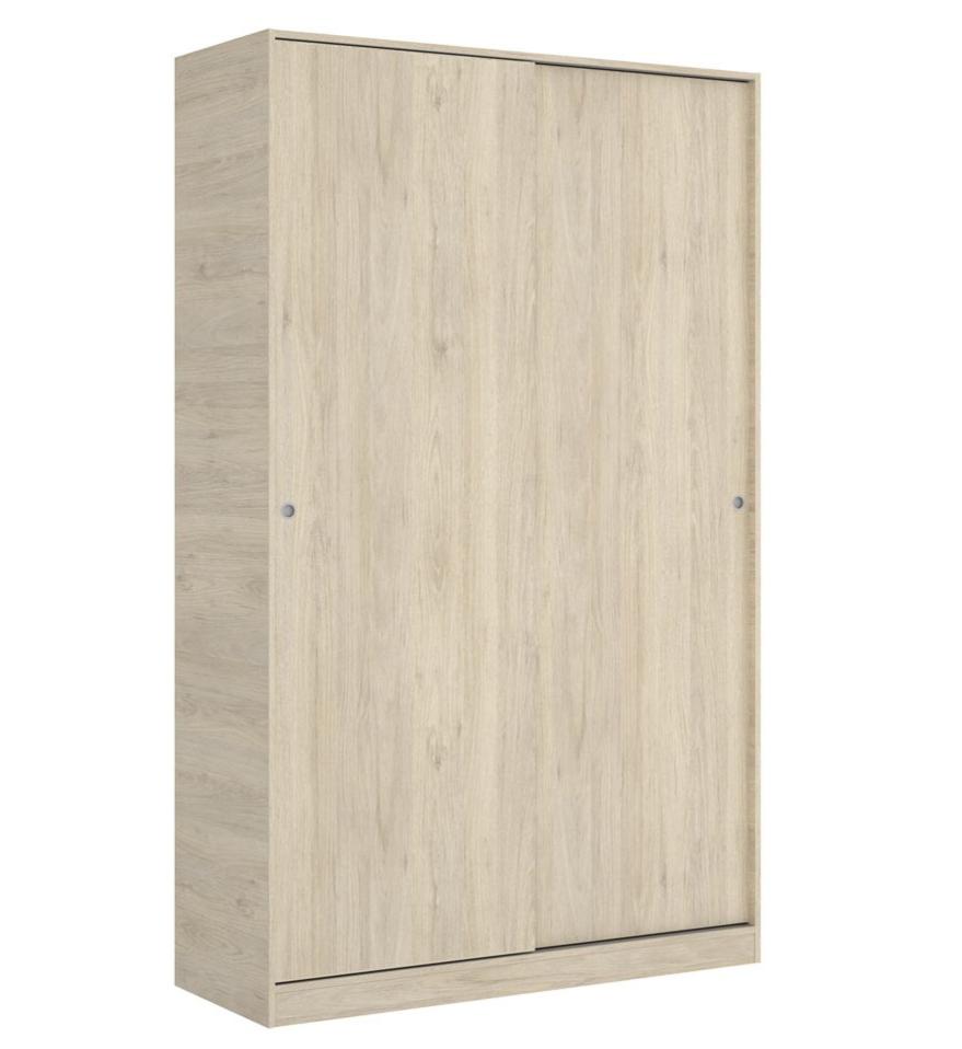 Armoire à portes coulissantes coloris naturel Longueur 120 x