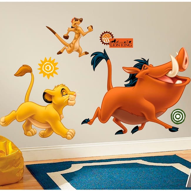 Stickers Geant Simba Et Timon Pumba Roi Lion Disney Leroy Merlin Stickers Geant Simba Et Timon Pumba Roi Lion Disney Leroy Merlin