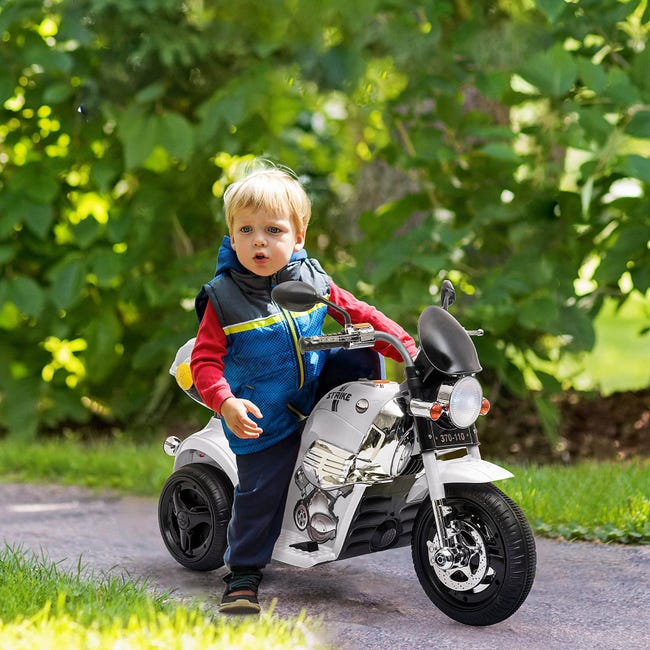 Moto électrique à trois roues pour enfants de 1 à 6 ans, jouet