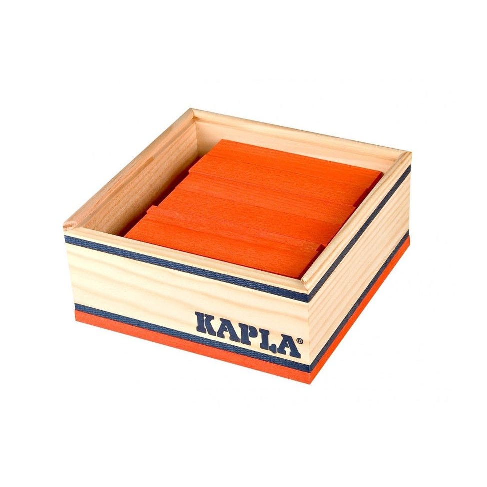 KAPLA Coffret Bois 40 Planchettes - Orange sur marjanemall aux