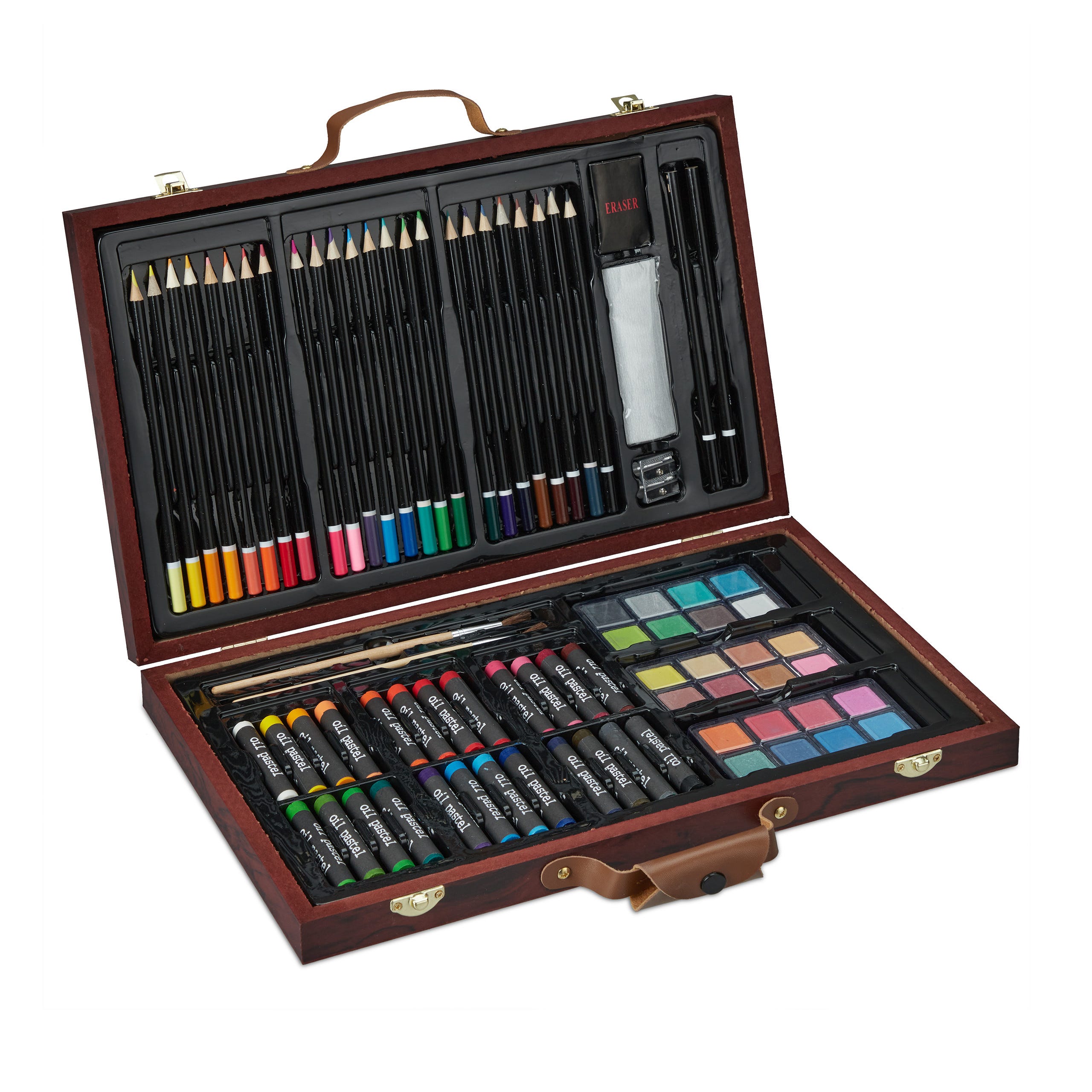 150 1 Set dessin peinture art coffret crayons de couleur portables