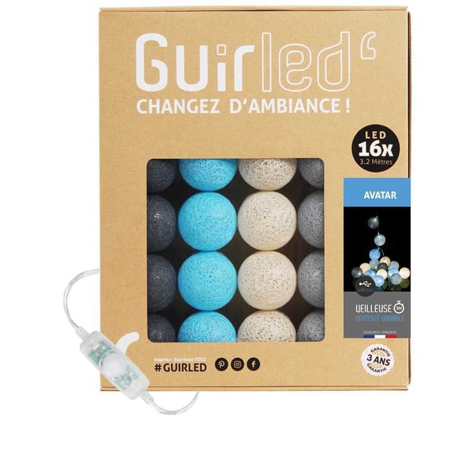 Guirlande Lumineuse Boules Coton Led Usb Veilleuse Bebe 2h Adaptateur Secteur Double Usb 2a Inclus 3 Intensites 16 Boules 3 2m Avatar Leroy Merlin Guirlande Lumineuse Boules Coton Led Usb Veilleuse Bebe 2h Adaptateur Secteur Double Usb 2a Inclus 3 Intensites 16 Boules 3 2m Avatar Leroy Merlin