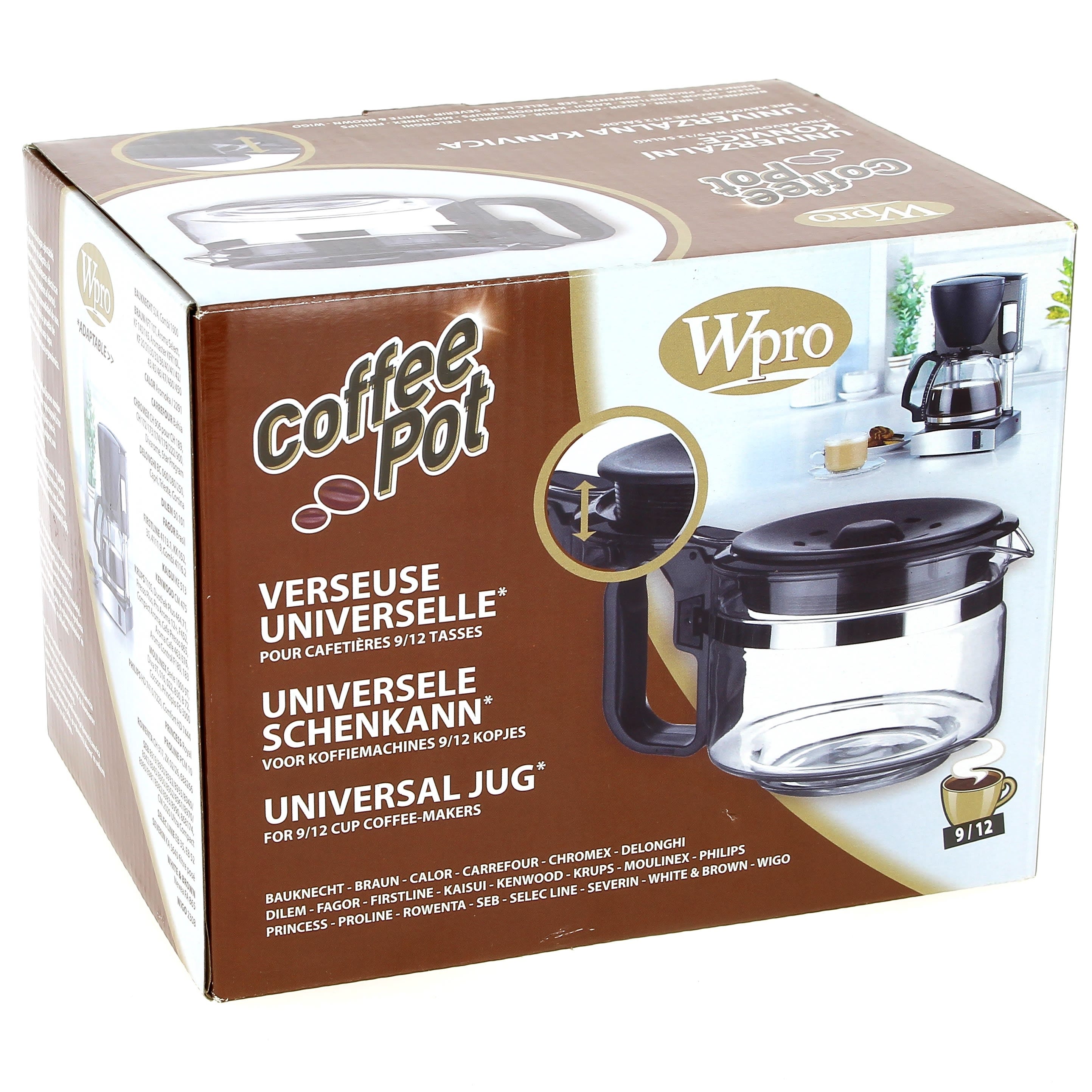 Verseuse universelle 9/12 tasses ufc001 pour Cafetiere Wpro