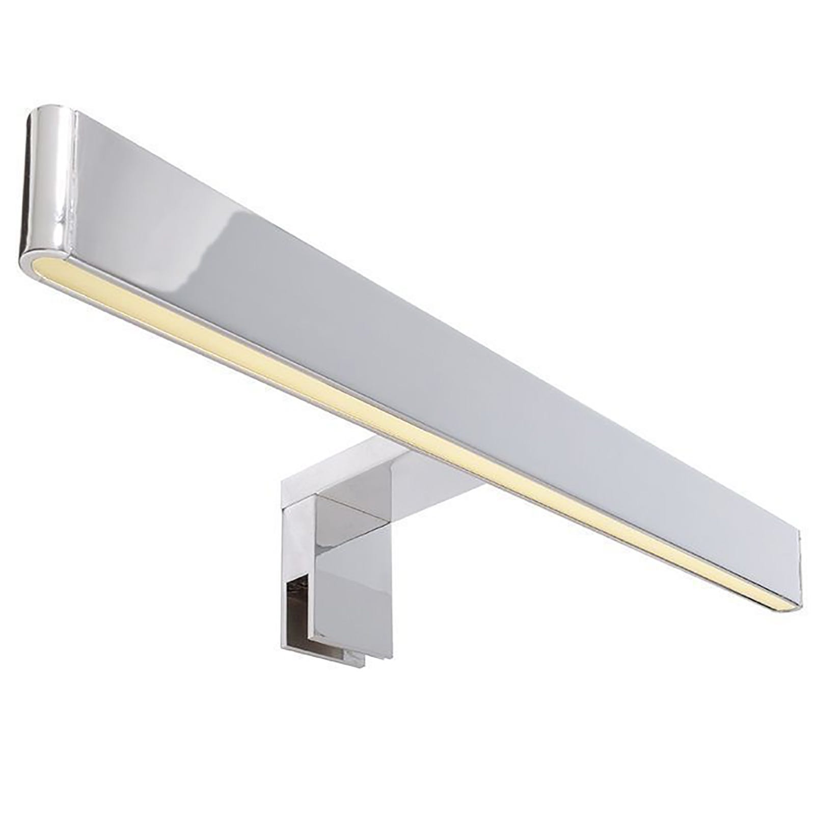 Applique specchio lampada luce LED 8W 12V silver cromata illuminazione bagno  specchiera IP44 COLOR ARGENTO