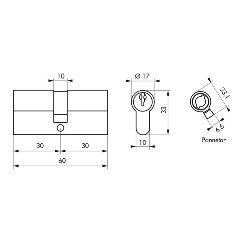 Chaînette Double Torsion Acier Nickelé Fil 1,4 CU 5 Kg - Vendue Au Mètre