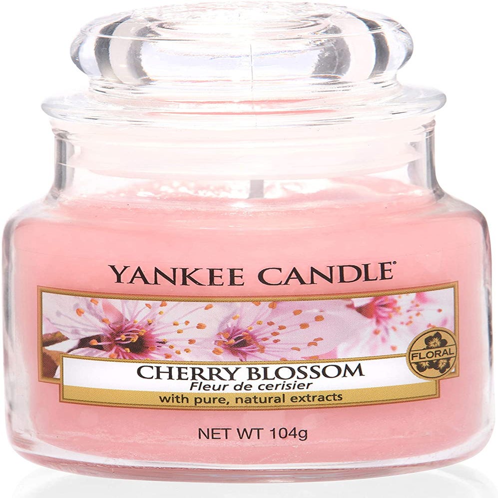 Yankee Candle - Bougie jarre en verre senteur fleurs de cerisier