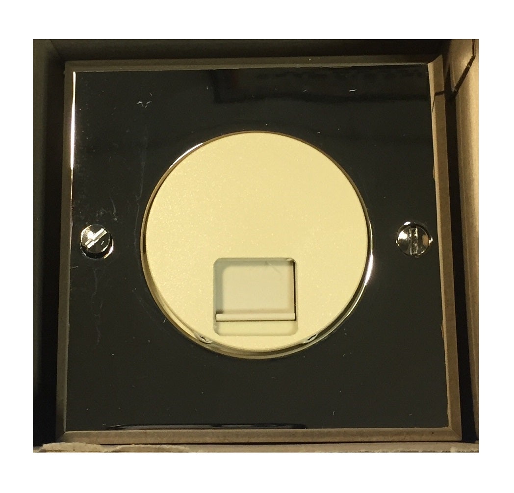 Arnould 271h41i09 - Prise Complète Rj45 Europa Mirroir 75x75mm - Chrome ...