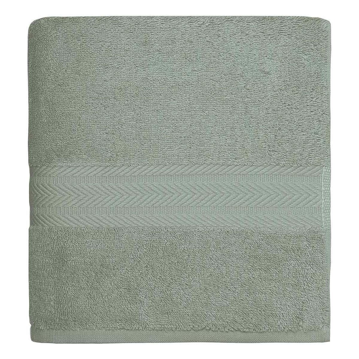 Drap de bain 550gr/m² sauge 70x140 cm LUXURY