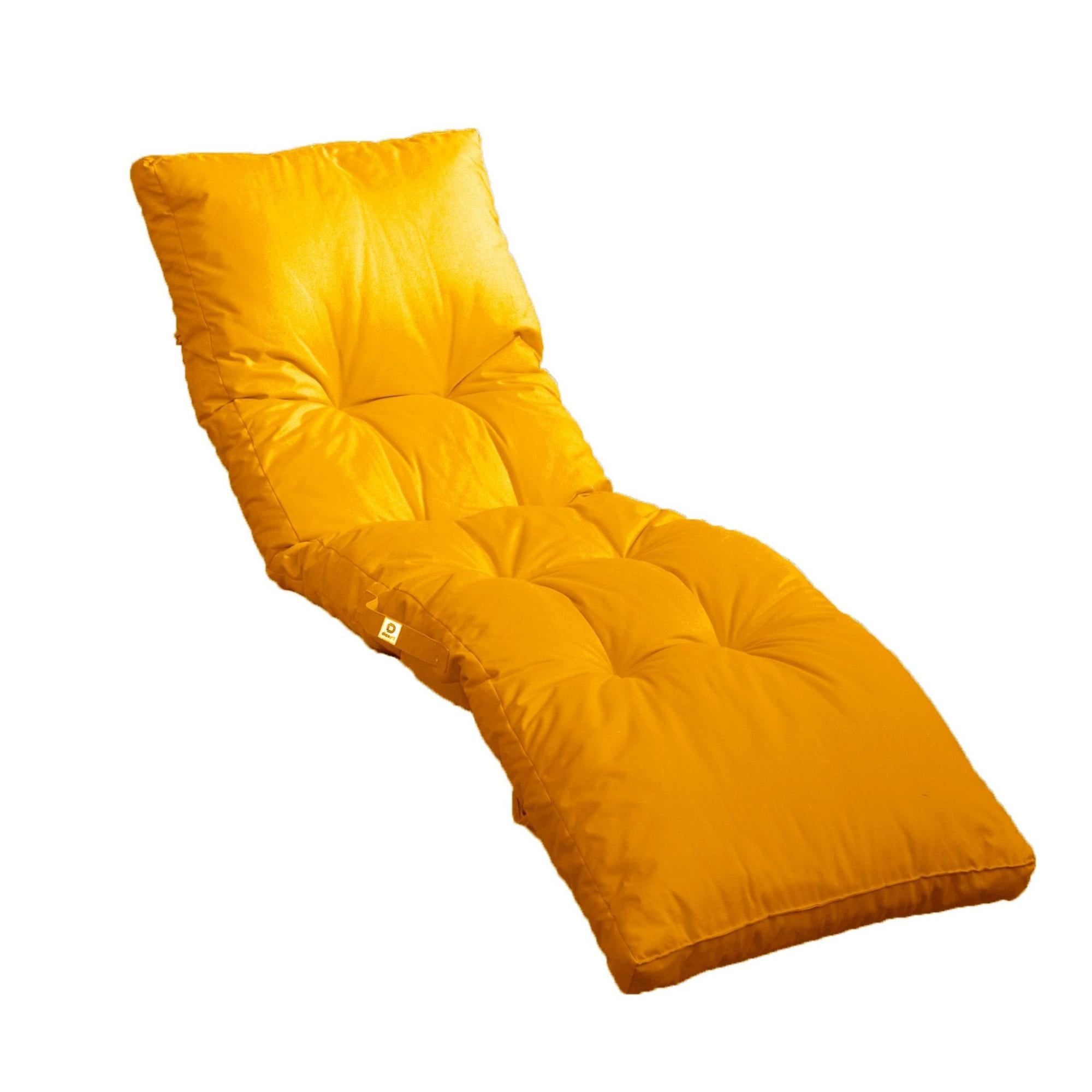 Cuscino Impermeabile Per Lettino Prendisole 190x60 Cm - Fodera Sfoderabile, Poliestere Idrorepellente, Made In Italy