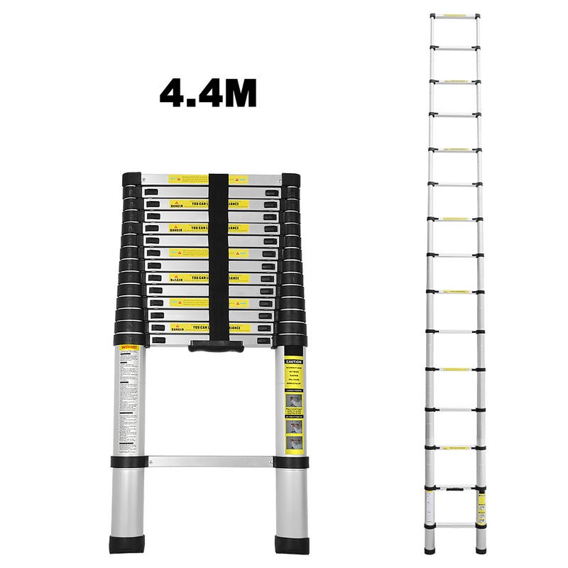 Scala telescopica Scala allungabile fino a 150 kg Stabile scala a