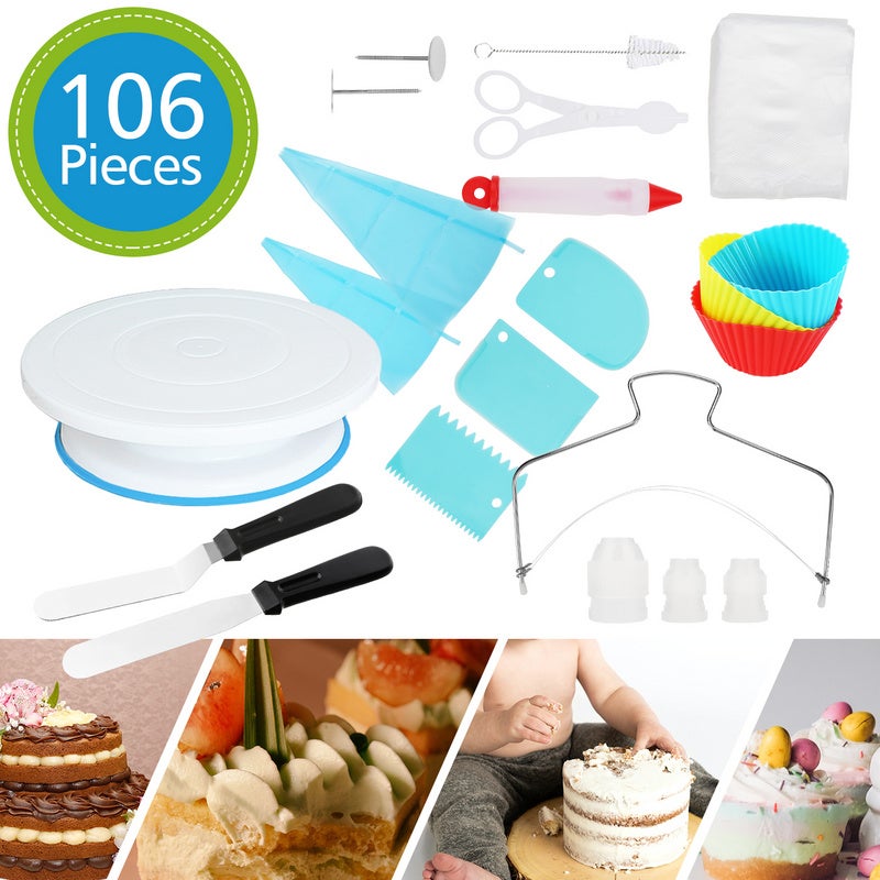 12 sollevatori per torte Sollevatore per torte Set in acciaio inox Lavabile in lavastoviglie Ideale per torte e pasticcini 