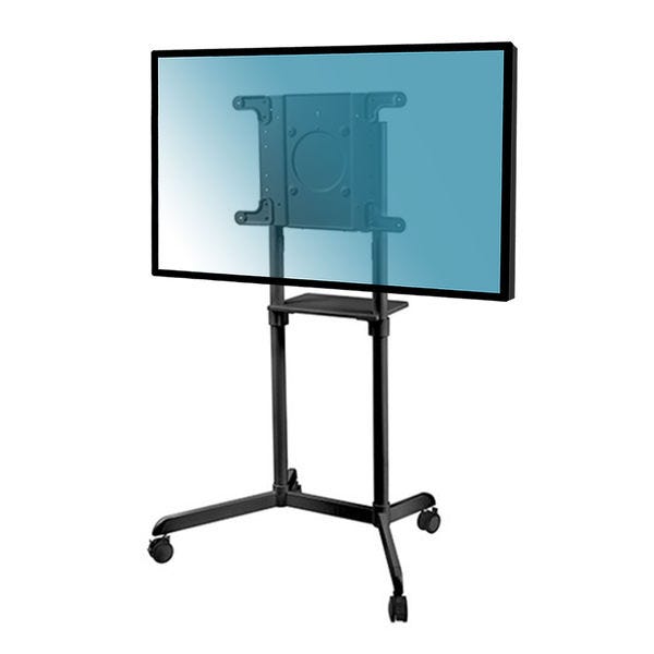 KIMEX - Chariot écran TV 37''-70'' compatible Samsung Flip® et Microsoft  Surface Hub® 2s, Noir