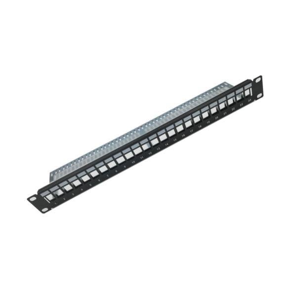 KIMEX 110-0209 Pannello Patch Panel Modulare 24 Porte (Vuoto) - 1u ...