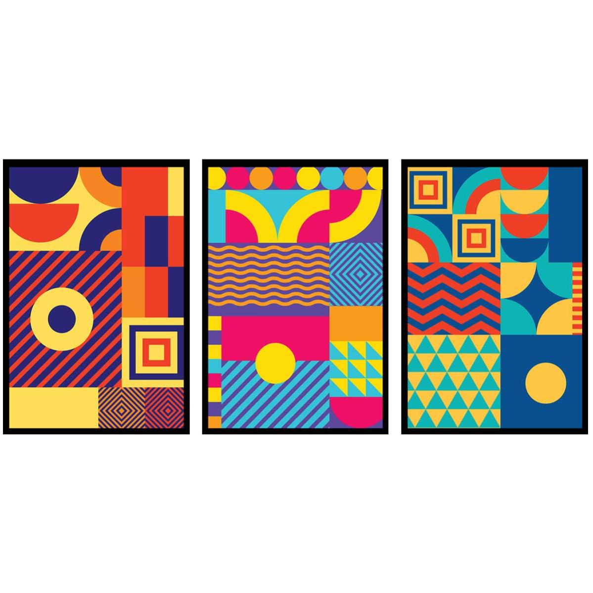 Trio, Set de 3 posters muraux 90x45cm Leroy Merlin