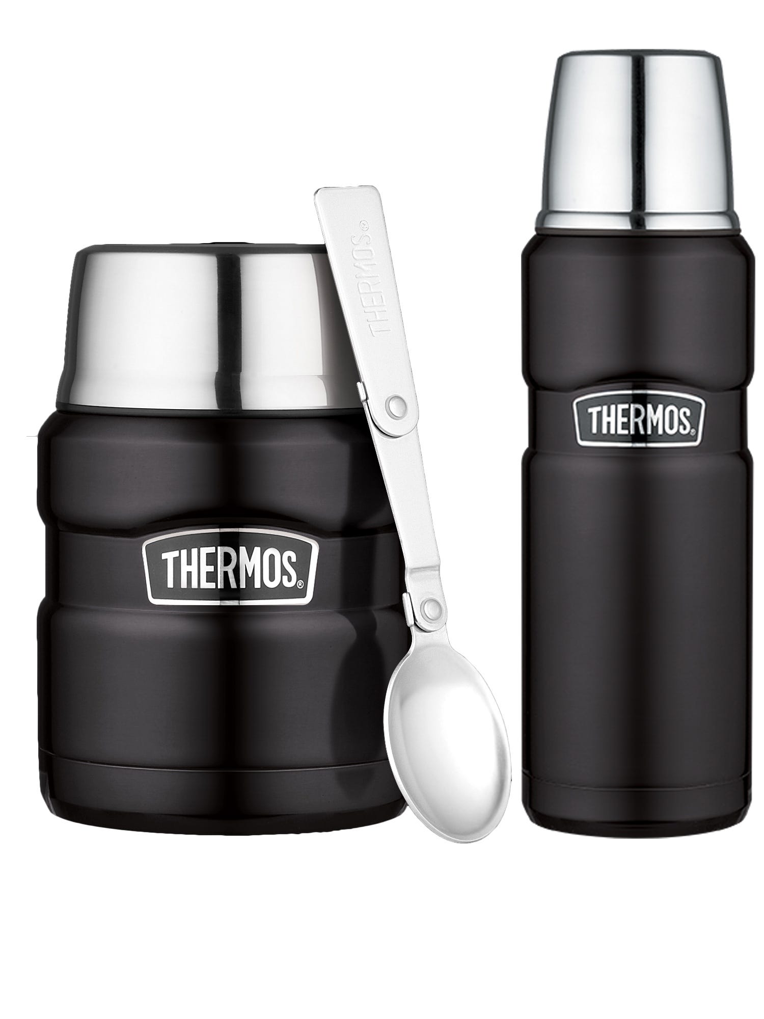Pack office Thermos King : Lot 1 Porte aliment isotherme 0,47l+ 1