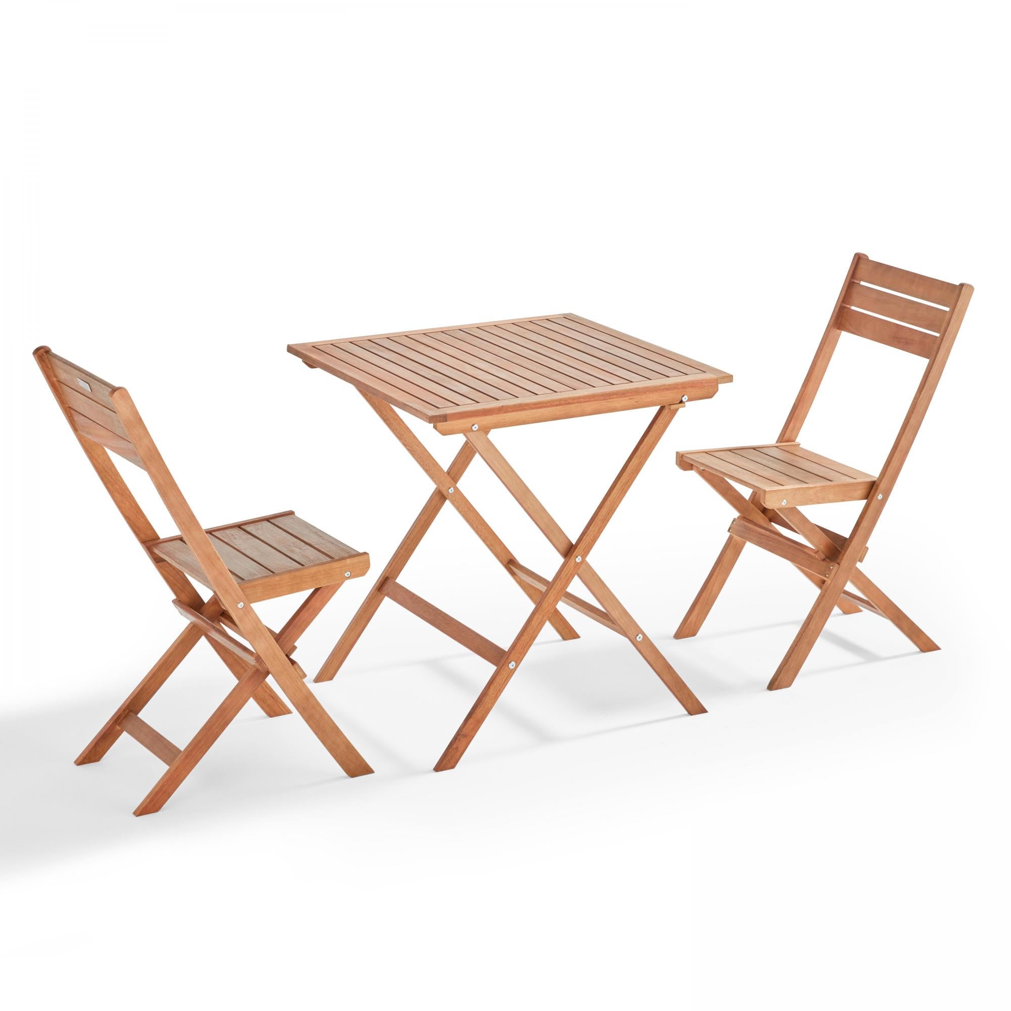 East West Furniture Set Pranzo 3 Pezzi Con Tavolo Rotondo E 2 Sedie - Finitura Mogano, Struttura In Legno Massello Di Gomma, Sedile In Ecopelle, Facile Da Montare, Cucina E Sala Da Pranzo - 6