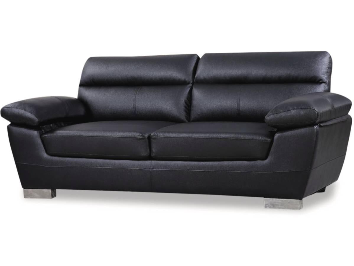 Tovaglietta americana dalla forma asimmetrica in pelle Curve 4 pz