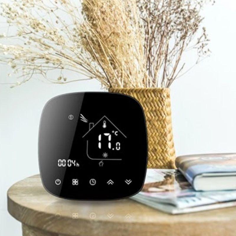 Thermostat connecté et intelligent électronique filaire KONYKS Ecosy, Leroy Merlin