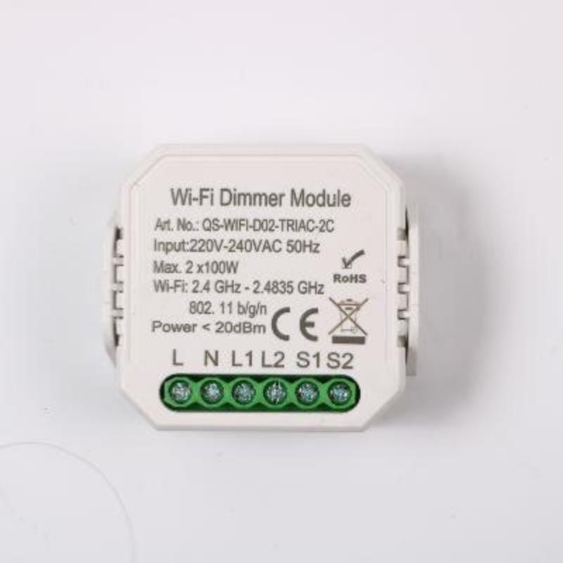 Prise Connectée WiFi Double avec Minuteur et Compteur de consommation -  SILAMP