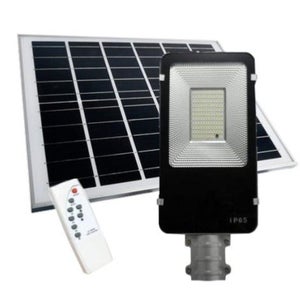 Iluminación solar con detector