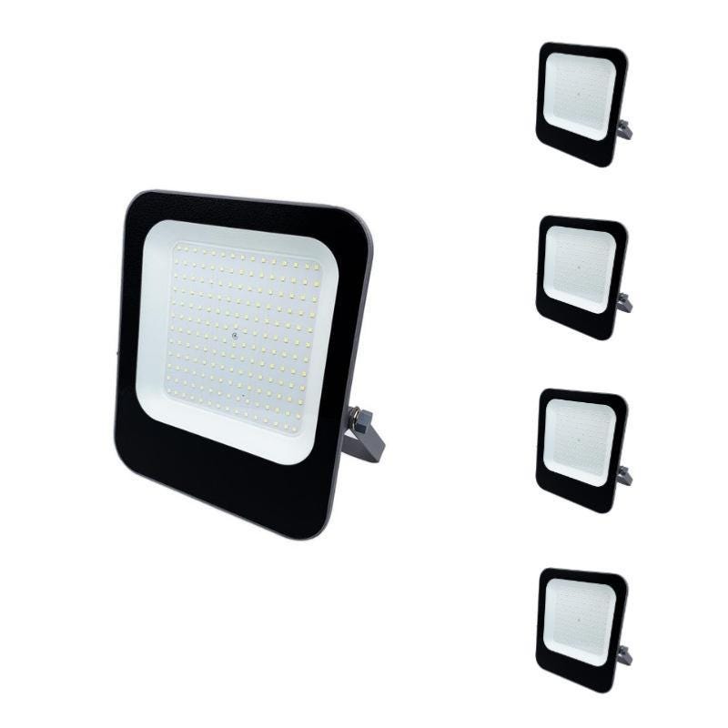 Projecteur LED Extérieur 150W IP65 Noir - Blanc Froid 6000K - 8000K -  SILAMP