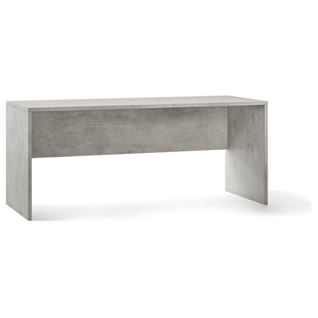 Scrivania ufficio con pannello frontale h 73 cm colore Olmo Chiaro Scrivania ufficio con pannello frontale h 73 cm colore Olmo Chiaro