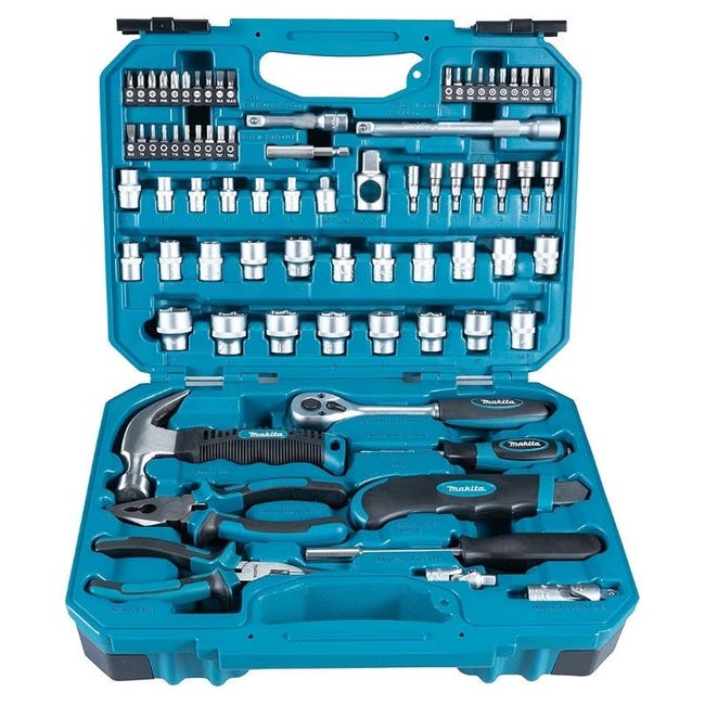 Jeu d'outils (120 pièces) en valise - MAKITA E-06616