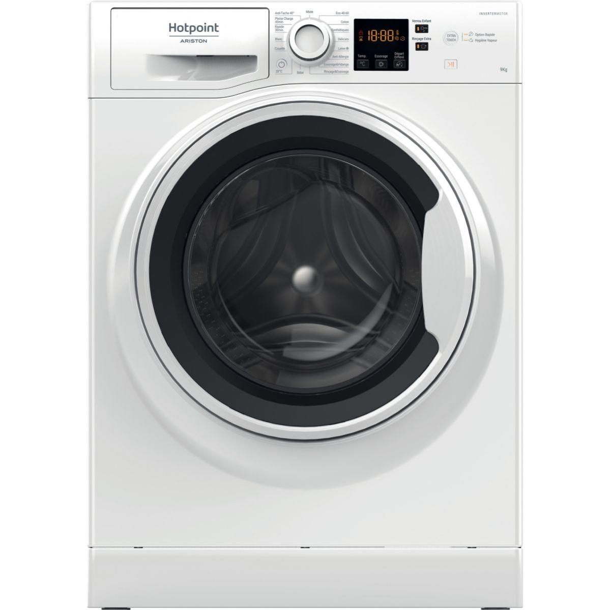 Notice Machine à Laver Hotpoint Ariston 9 Kg Lave linge hublot HOTPOINT NS944CWWFRN | Leroy Merlin