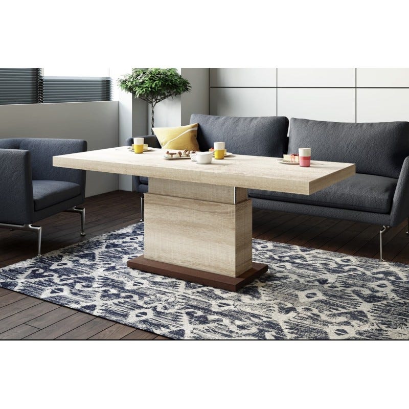TABLE BASSE RELEVABLE