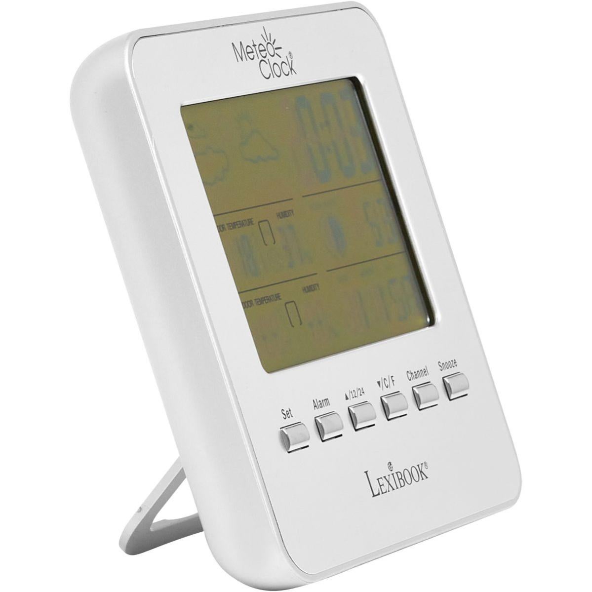 Station météo LEXIBOOK MeteoClock Silver | Leroy Merlin