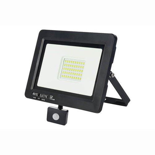 Projecteur LED extérieur détecteur de mouvement PIR 50W 4000K IP44 5170lm  SLIVA