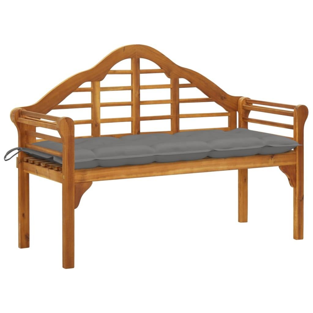 vidaXL Panchina da Giardino con Baldacchino Legno Massello di Acacia