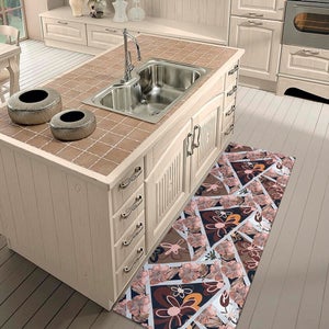 Tappeto Salotto Cucina Bagno 54x275 cm Design Moderno Scozzese Moderno  Antiscivolo Scendiletto