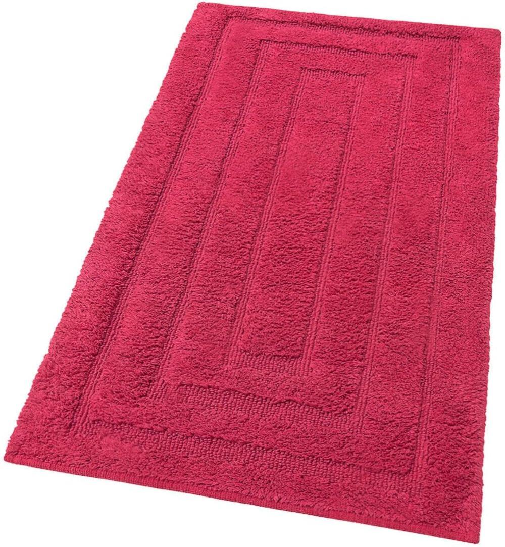 Tapis De Sol 3D Antidérapant 57x145 Cm - Rouge Bordeaux/vert, Tissu Italie