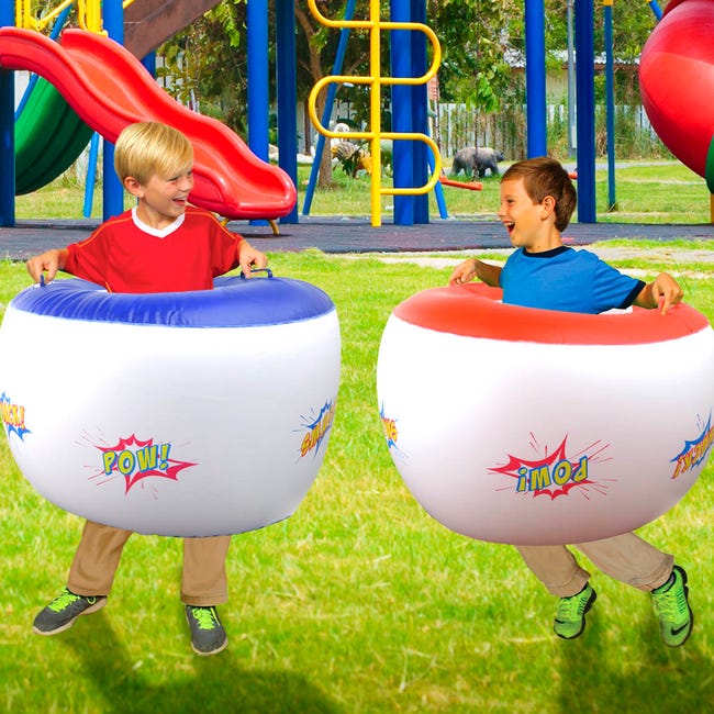 Bulle Gonflable Geante Boule de Butoir Gonflable Enfant Jardin Rebond sûr  et amusant