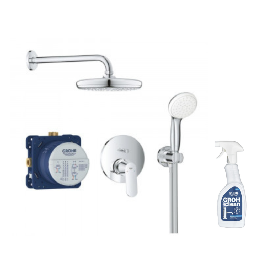 Mitigeur douche encastrable Grohe Eurosmart Cosmopolitan + Nettoyant
