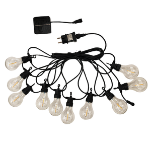 Catena Luminosa Da Esterno Da 33 Piedi 100 Led E 66 Piedi 200 Led, Lucine  Bianche Calde Alimentate A Batteria Con Telecomando, Luci Scintillanti A  Led Per Camera Da Letto, Dormitorio, Cortile