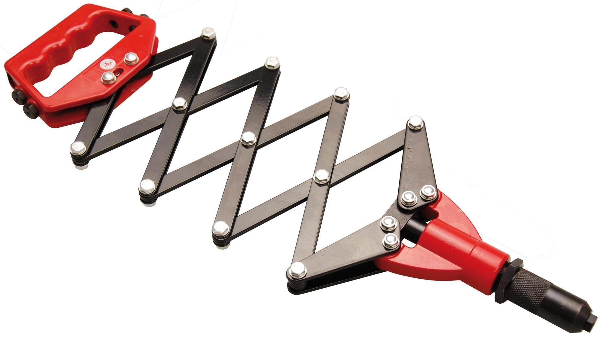 Pinza rivettatrice lunga per boccole filettate, 10 pz