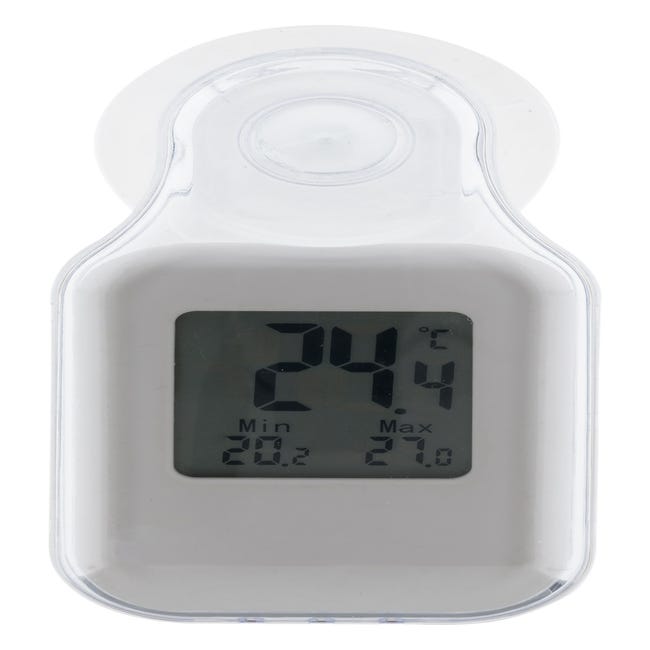 Thermomètre à écran LCD - Blanc - Otio