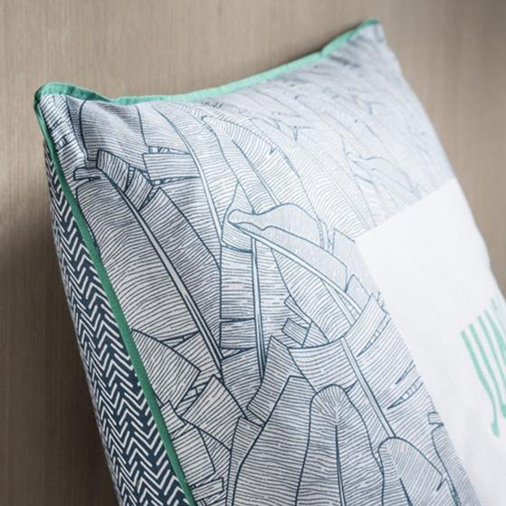 Housse de couette Jungle Dream Bleu/Vert, 220x240cm, 2 personnes, 100% Coton - 3