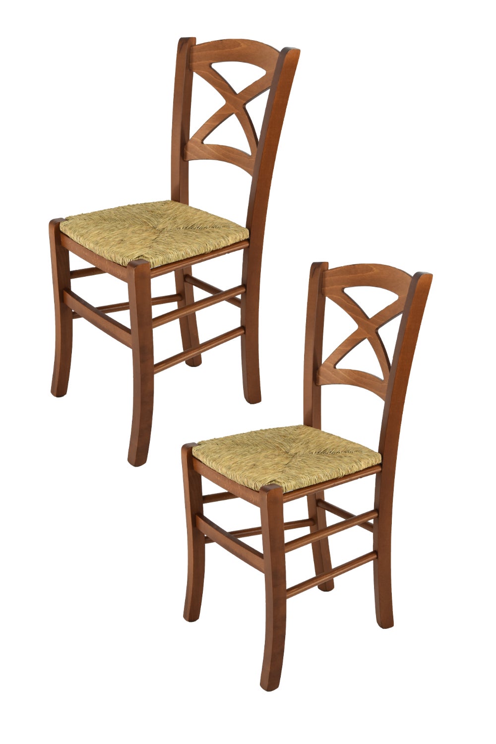 Tommychairs - Set 2 Sedie Modello Cross Per Cucina, Bar E Sala Da ...